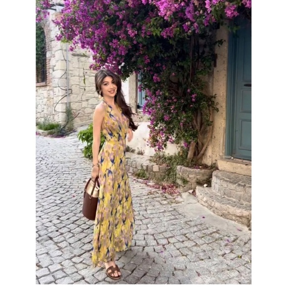 PRINTED BEADED DRESS - Picture 13 of 16